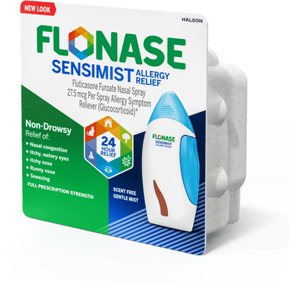 Flonase Sensimist Allergy Relief Nasal Spray, 27.5 mcg Strength, 120 ct.