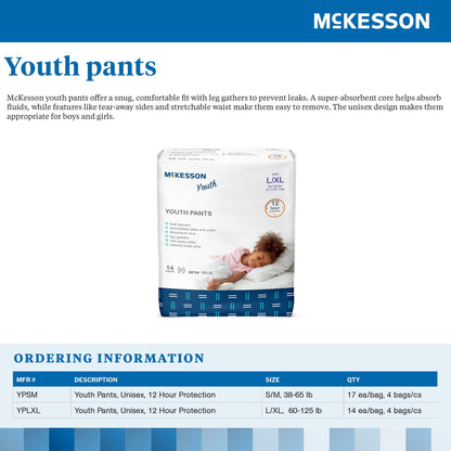McKesson Youth Pants for Incontinence