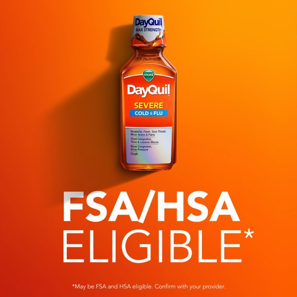 DayQuil Severe Maximum Strength Cough, Cold & Flu Daytime Relief Liquid