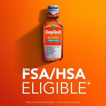 DayQuil Severe Maximum Strength Cough, Cold & Flu Daytime Relief Liquid
