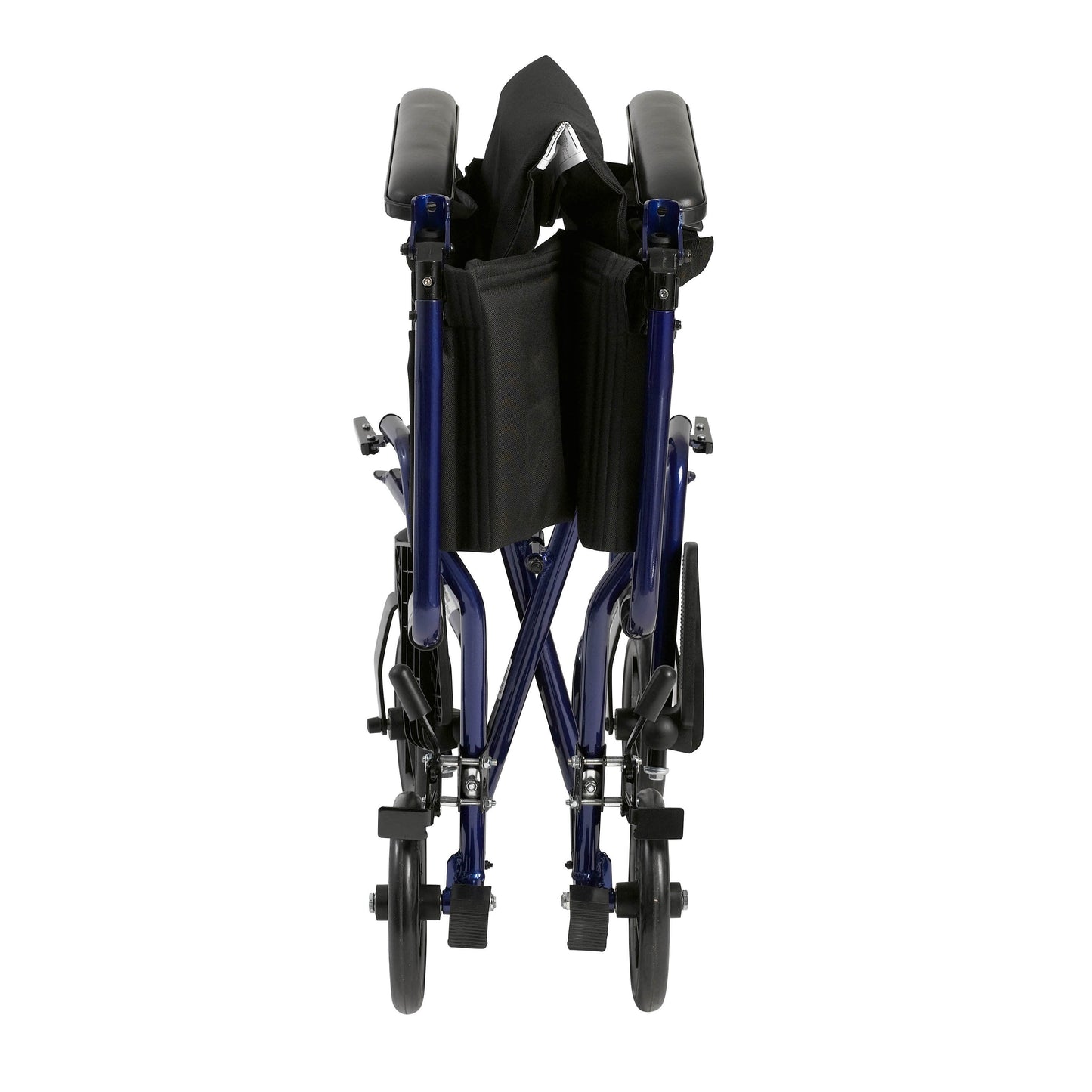 Drive™ Lightweight Transport Chair, Blue, 17-Inch Seat Width