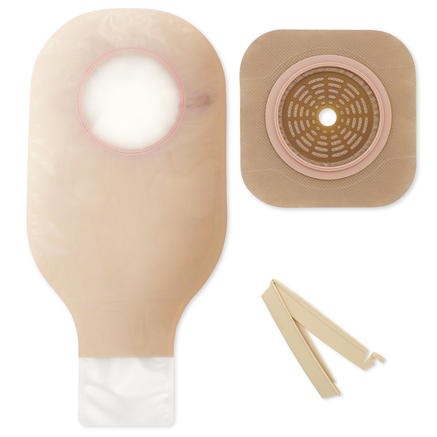 New Image™ Two-Piece Drainable Clear Ileostomy /Colostomy Kit, 12 " Length, 2.75 " Flange