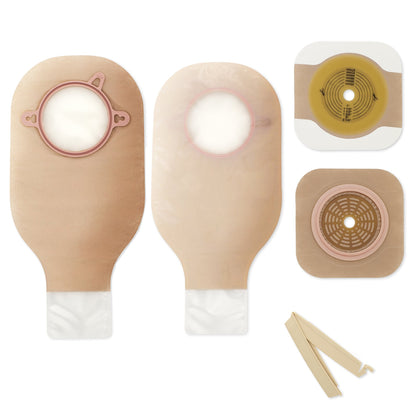 New Image™ Two-Piece Drainable Clear Ileostomy /Colostomy Kit, 12 " Length, 2.75 " Flange