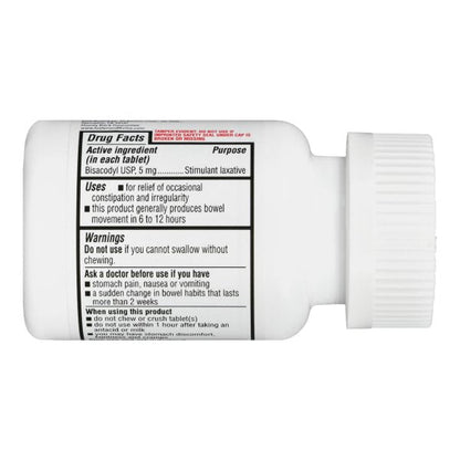 Foster & Thrive Gentle Laxative Comfort Coated Tablets, 5 mg, 100 ct