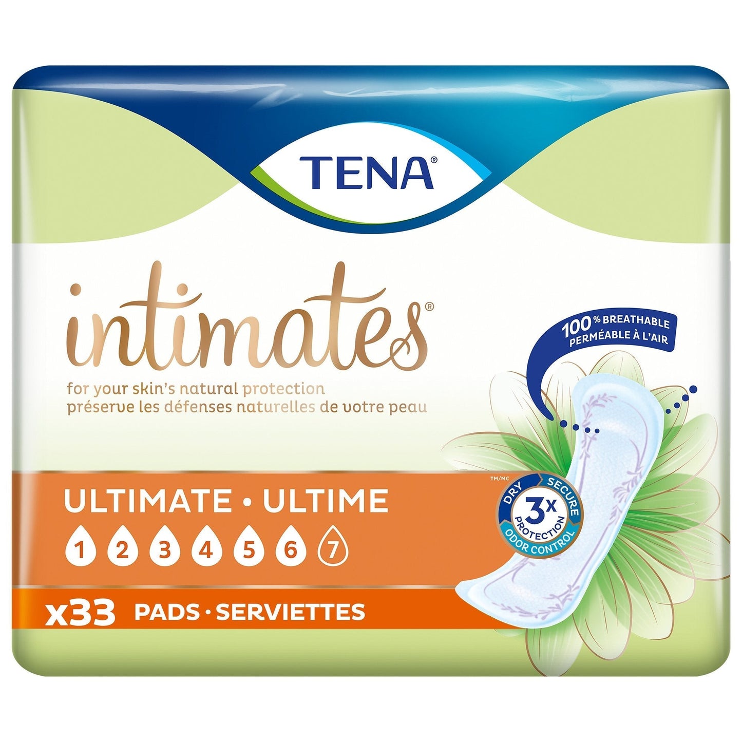 Tena® Intimates™ Ultimate Bladder Control Pad for Women, 16" Length, 33 ct.