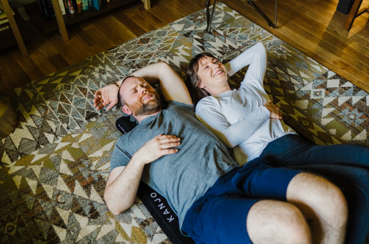 Kanjo Memory Foam Acupressure Mat Set, Large, Black