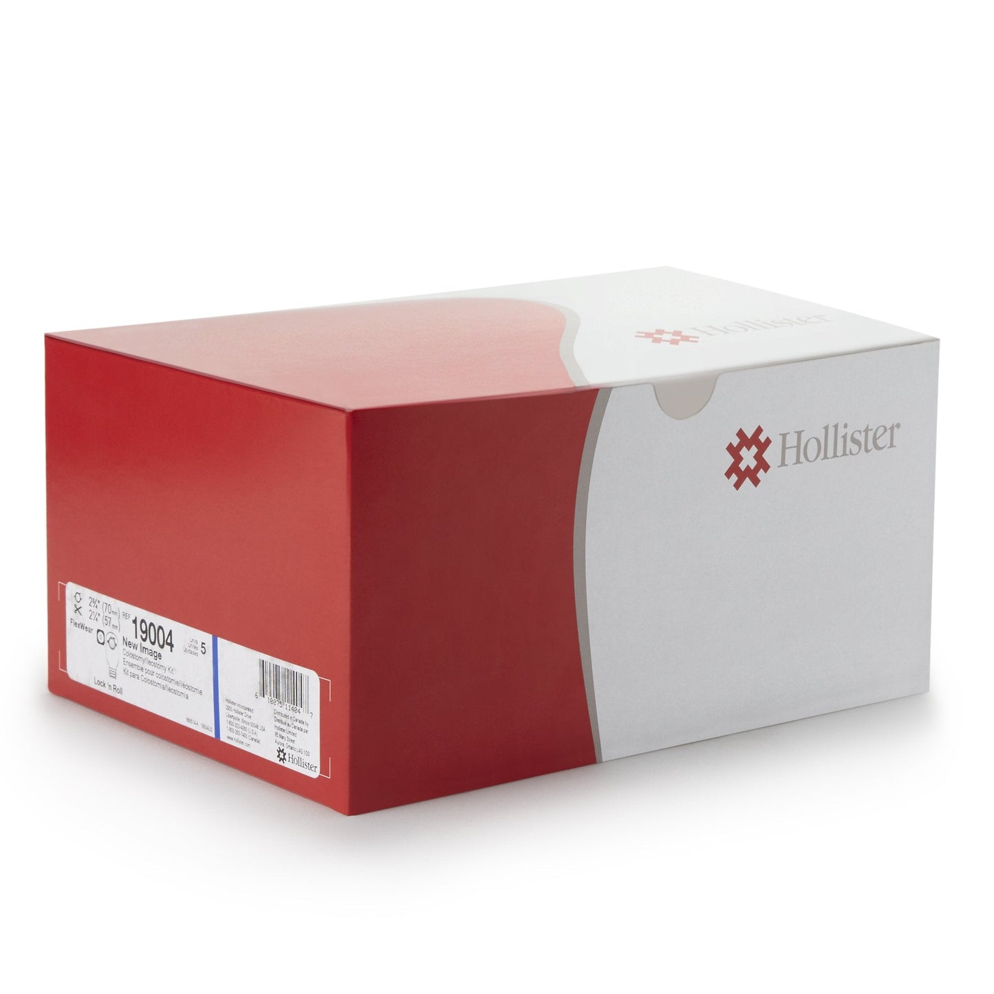 New Image™ Two-Piece Drainable Clear Ileostomy / Colostomy Kit, 12 Inch Length, 2.75 Inch Flange, 5 ct