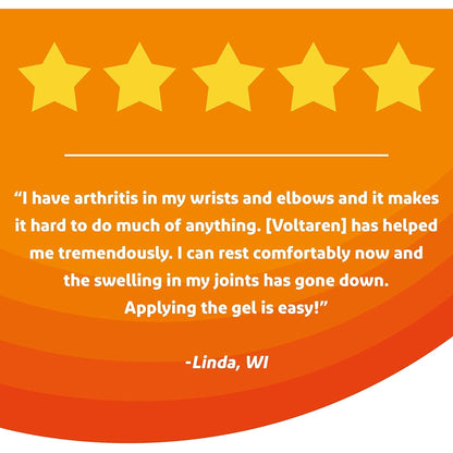 Voltaren Arthritis Pain Relief Topical Gel, 1% Diclofenac Sodium