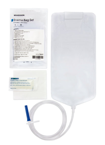 McKesson Enema Bag Set, 50 ct