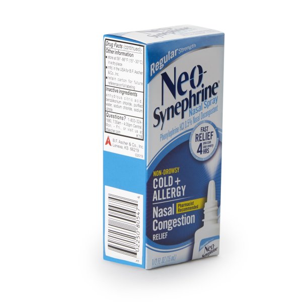 Neo-Synephrine Regular Strength Sinus Relief Spray, 0.5 oz.