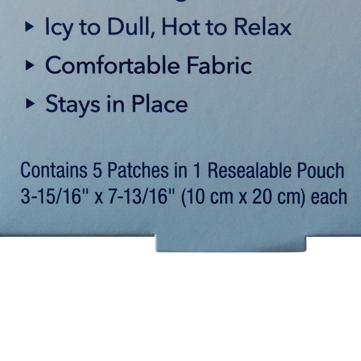 Icy Hot® Menthol Topical Pain Relief Back Patch, 5 ct.