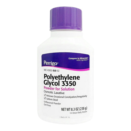 Perrigo Polyethylene Glycol 3350 Laxative, 7 doses