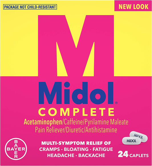 Midol® Complete Multi-Symptom Relief, 24 ct.