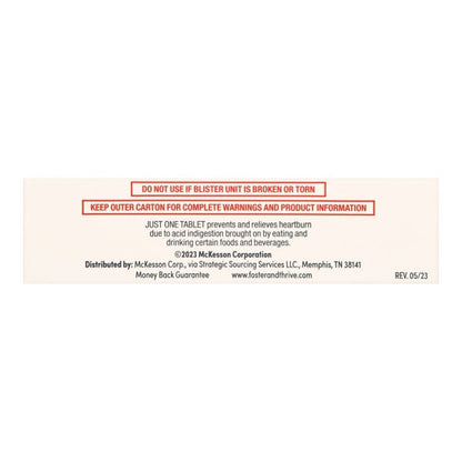 Foster & Thrive Original Strength Acid Reducer Tablets, 10 mg