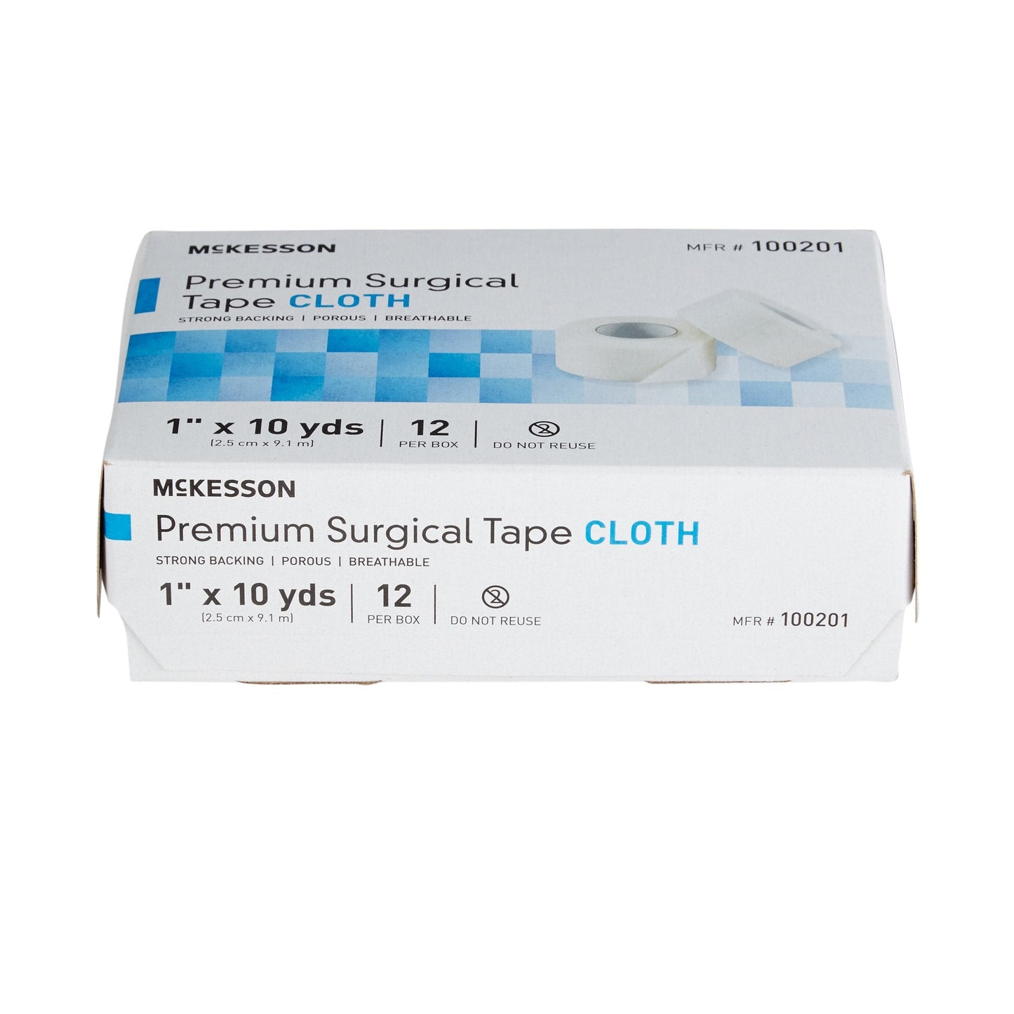 McKesson Silk-Like Cloth Medical Tape, 1 " x 10 Yard, White
