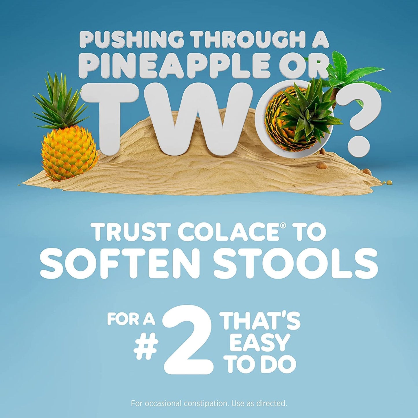 Colace® Regular Strength Stool Softener Capsules, 100 mg. 60 ct.