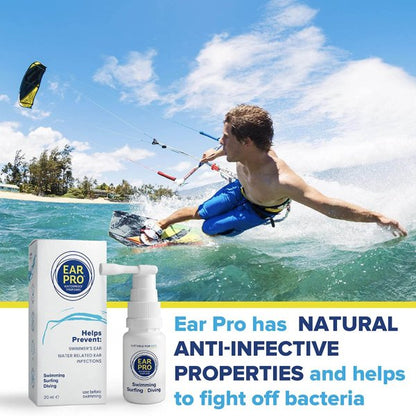 Ear Pro Water Repellant Ear Spray, for Swimming, Diving, Surfing