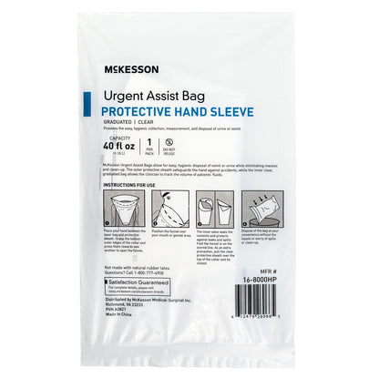 Emesis Bag McKesson 40 oz. Clear, 12 ct