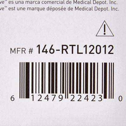 McKesson Wall Grab Bar, White Steel, Fixed Length