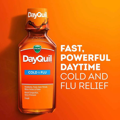 Vicks DayQuil Cough, Cold & Flu Daytime Relief Liquid