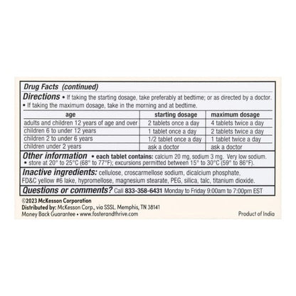 Foster & Thrive Natural Laxative Stool Softener Tablets, 60 ct