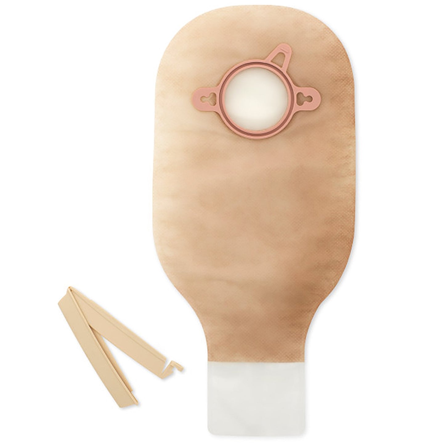 New Image™ Drainable Transparent Colostomy Pouch, 12 " Length, 2.25 " Flange