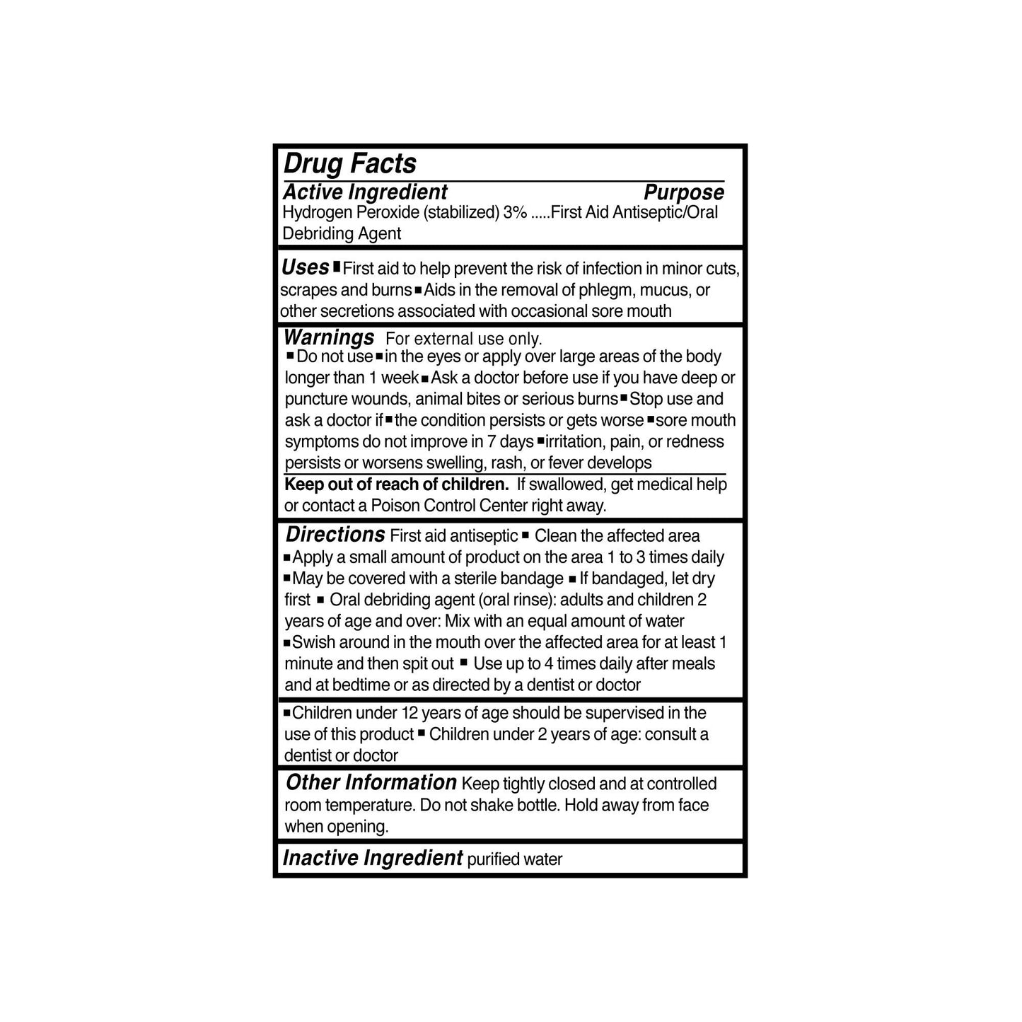McKesson 3% Hydrogen Peroxide Antiseptic Topical Solution