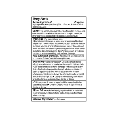 McKesson 3% Hydrogen Peroxide Antiseptic Topical Solution