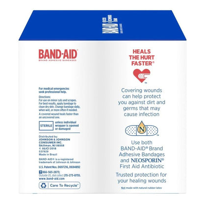Band-Aid® Adhesive Bandages, Assorted Family Pack, 280 ct