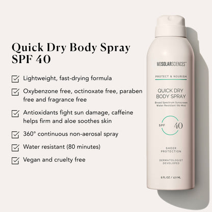 MDSolarSciences Quick Dry Sray SPF 40 Duo