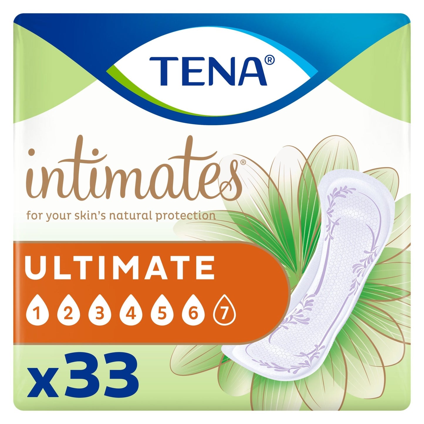 Tena® Intimates™ Ultimate Bladder Control Pad for Women, 16" Length, 33 ct.