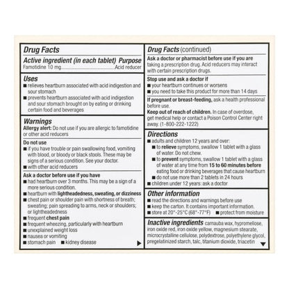 Foster & Thrive Original Strength Acid Reducer Tablets, 10 mg