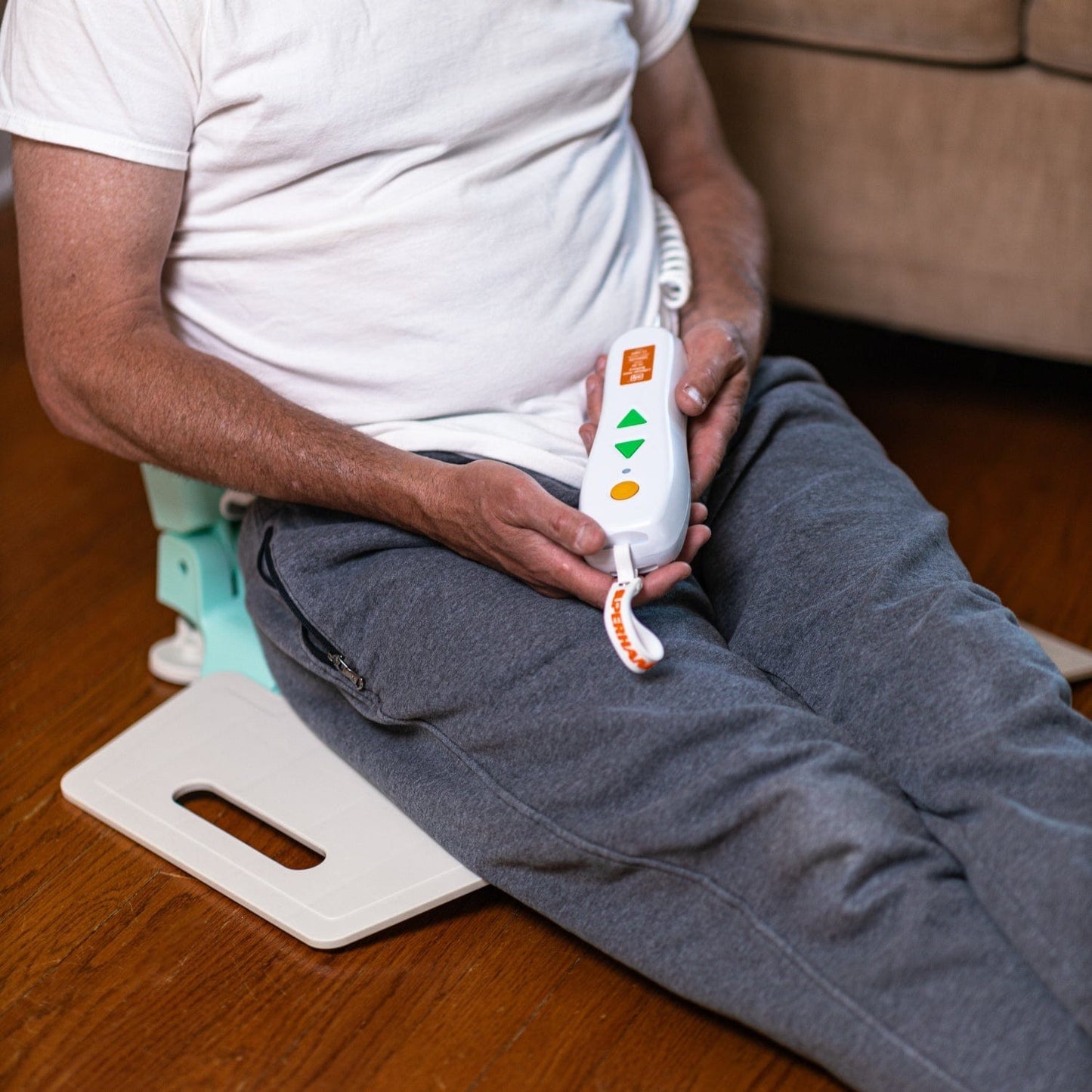 GoRise LT Portable Floor Lift, Lightweight (19lbs), Lift up to 330 Lbs, Waterproof