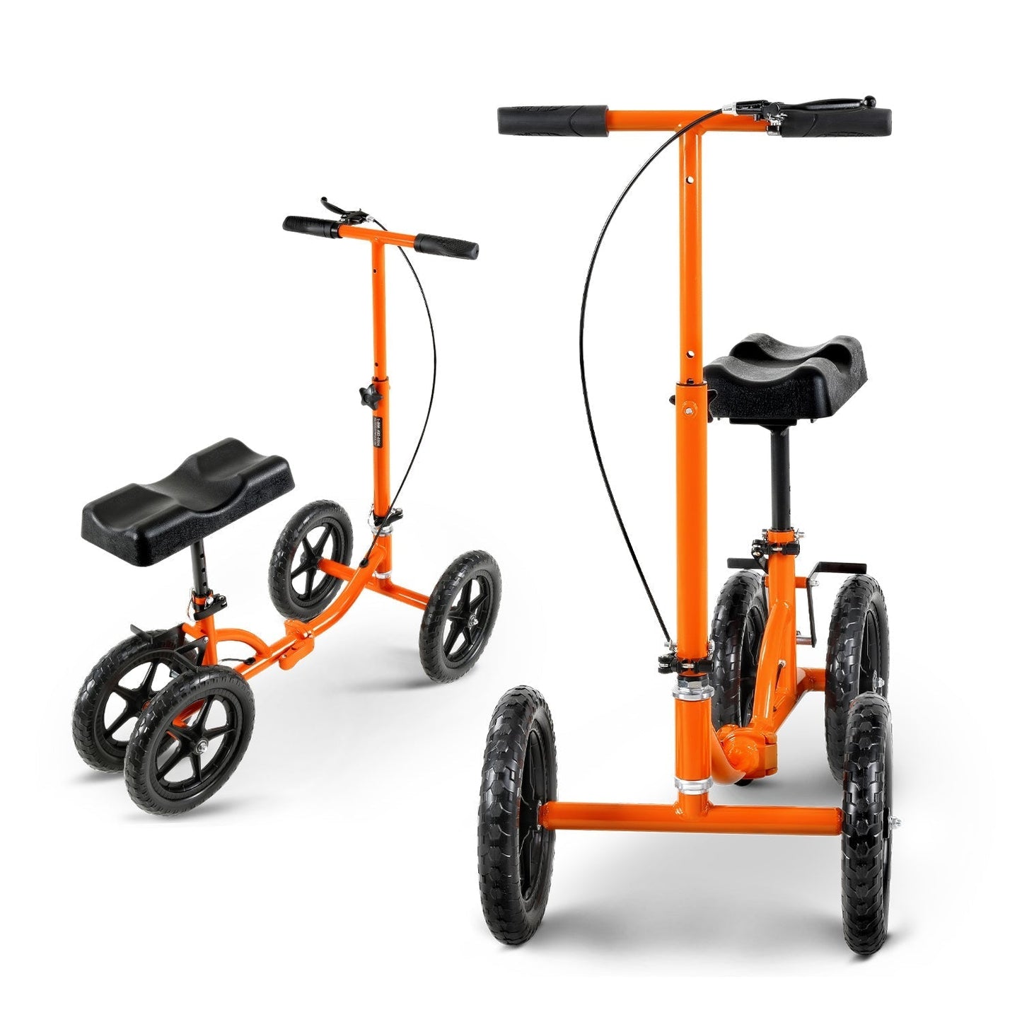 Knee Walker - Height Adjustable, 330Lbs Max Weight