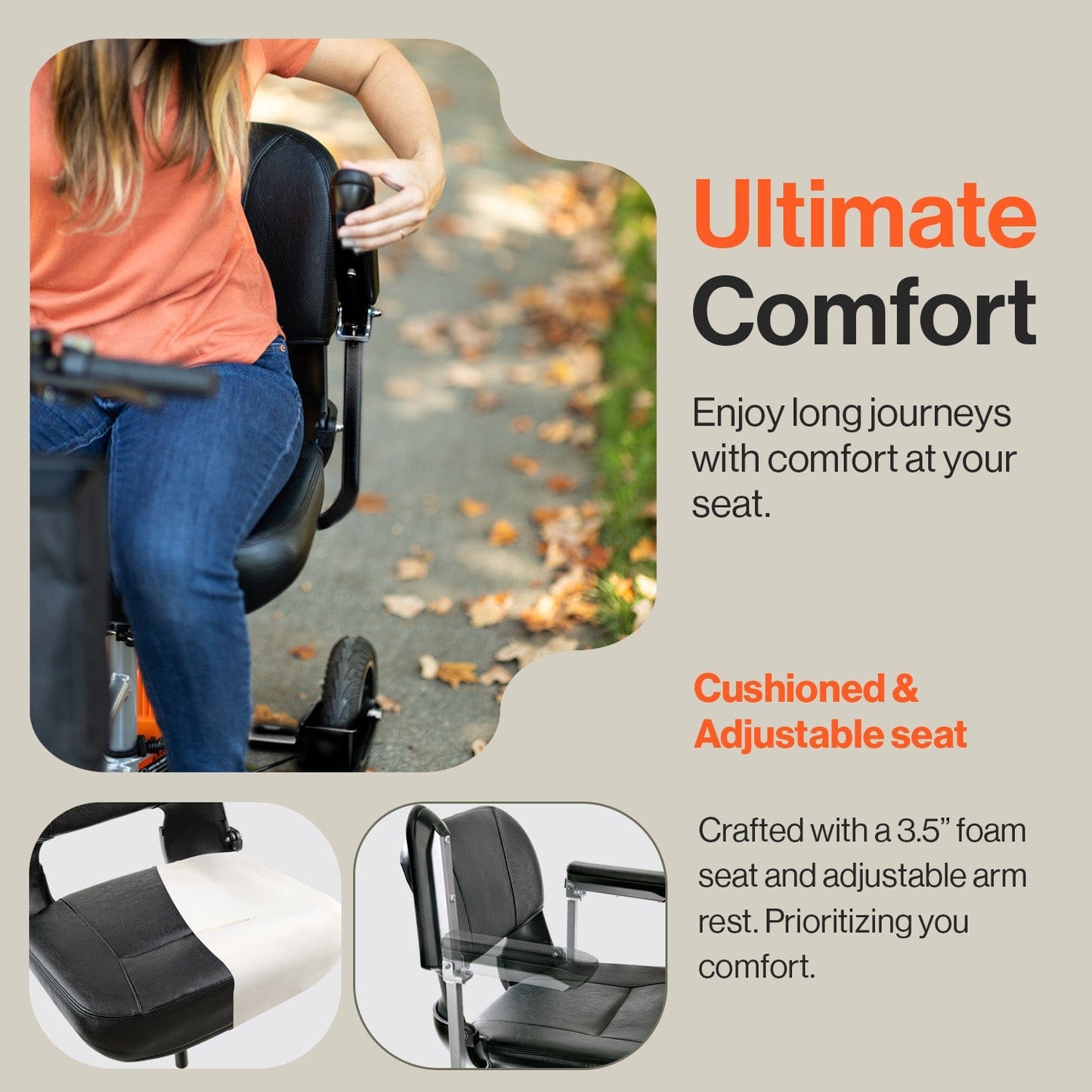 Passport Plus Mobility Electric Scooter, 330Lb Weight Capacity, 11 Mile Range