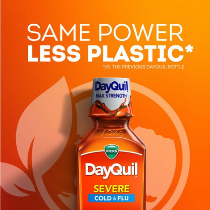 DayQuil Severe Maximum Strength Cough, Cold & Flu Daytime Relief Liquid