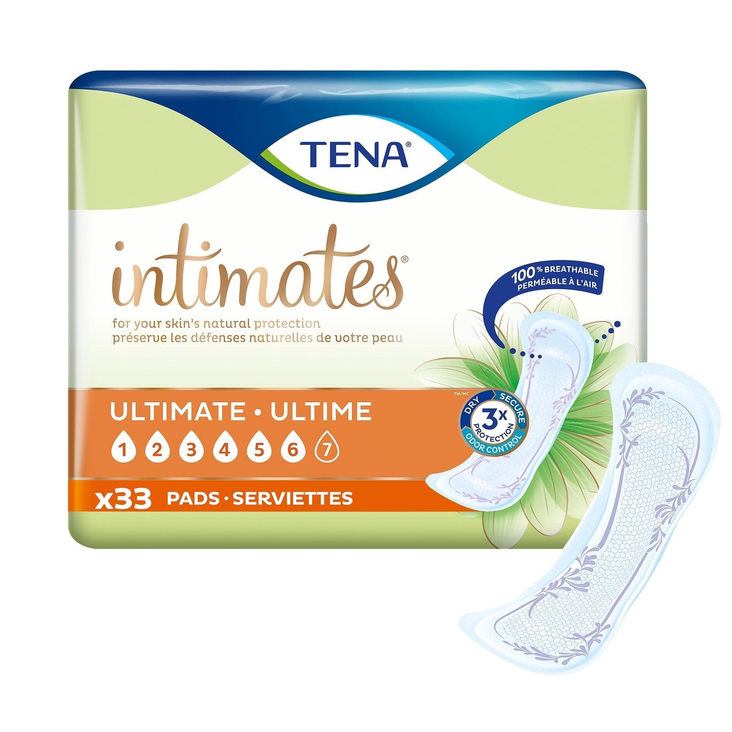 Tena® Intimates™ Ultimate Bladder Control Pad for Women, 16" Length, 33 ct.