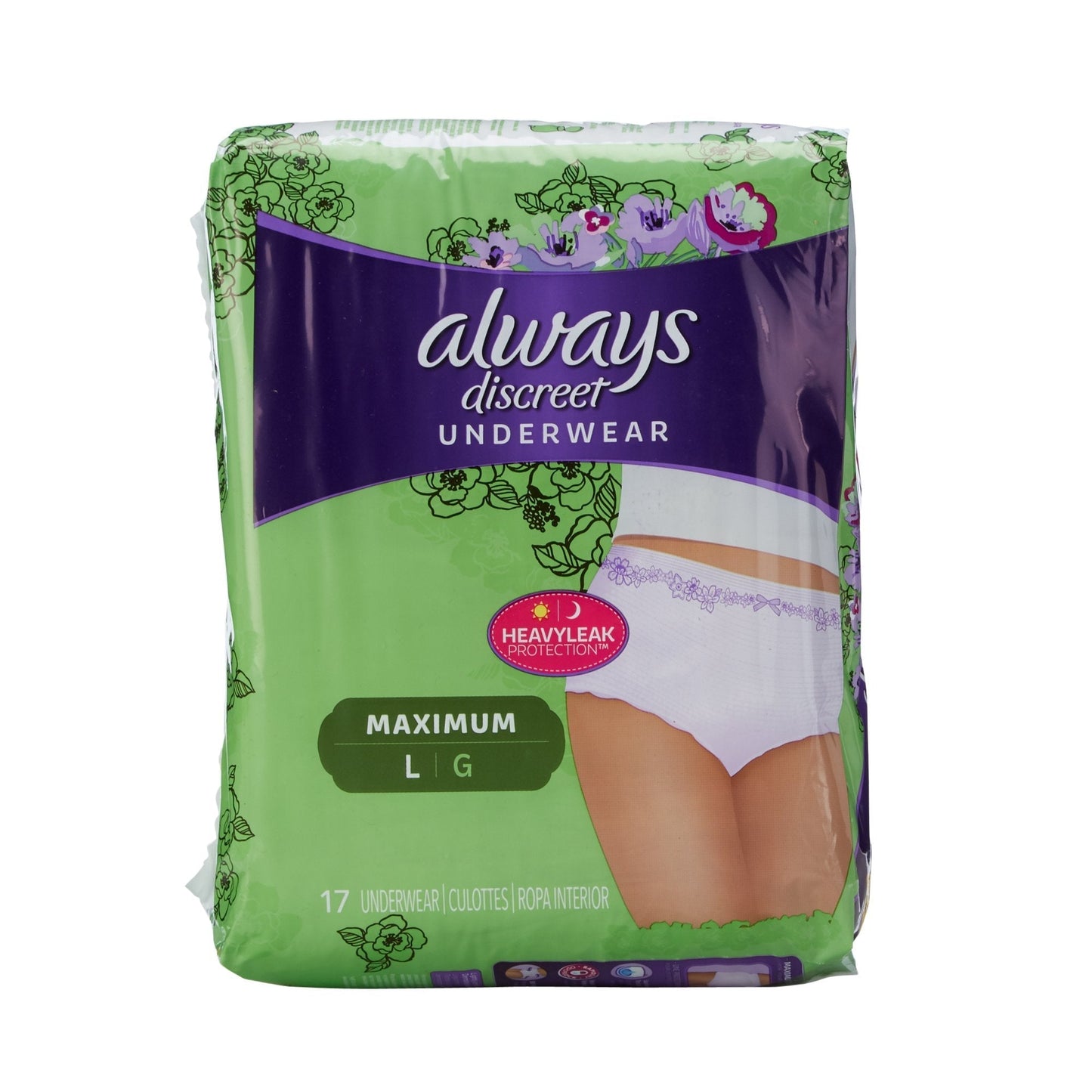 Always® Discreet Maximum Absorbent RapidDry Underwear
