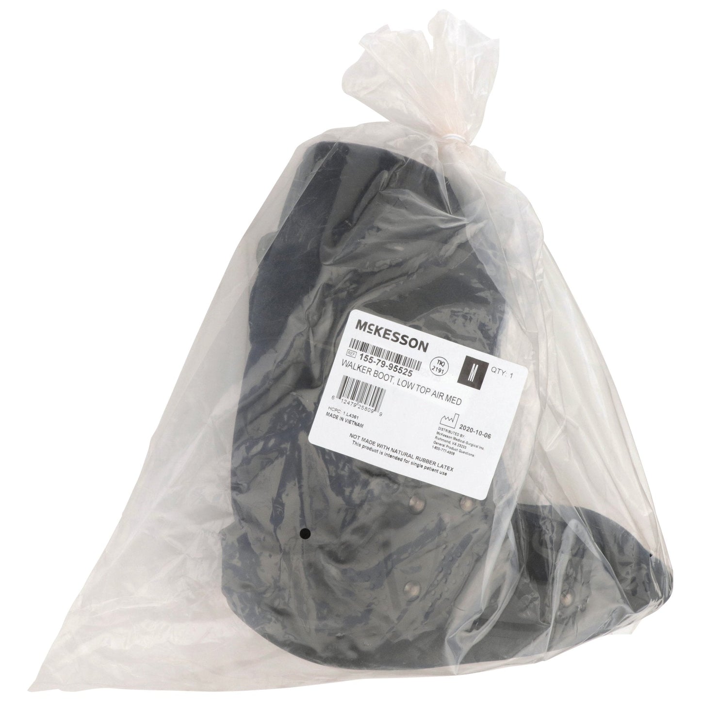 McKesson Pneumatic / Adjustable Air Support Walker Boot, Low Top, Medium