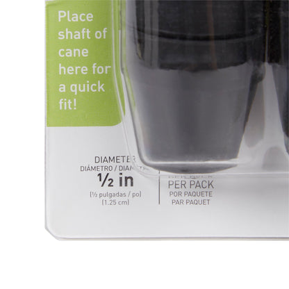 McKesson Quad Cane Tips, 4 ct