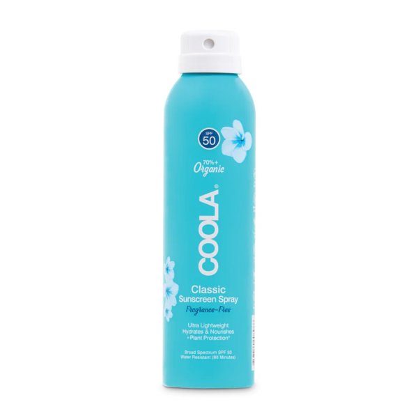COOLA Organic Clear Sunscreen Spray, SPF 30 - 70
