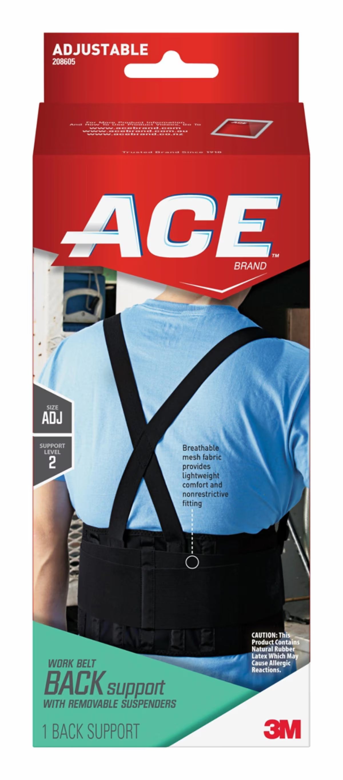 3M™ Ace™ Back Support Belt, Adjustable