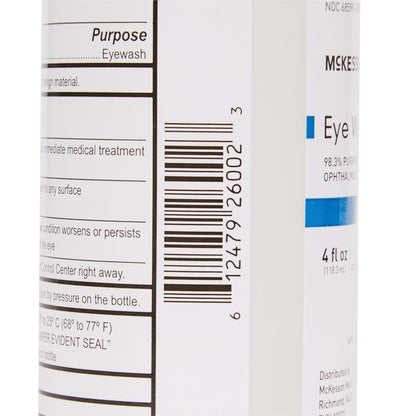 McKesson Eye Wash Solution, 4-ounce Squeeze Bottle