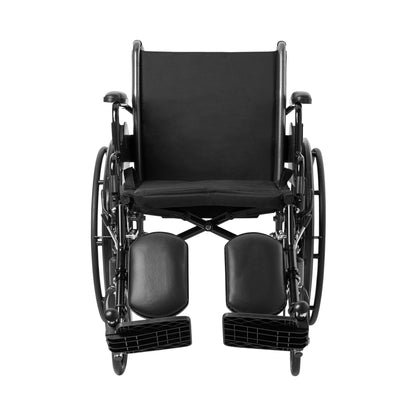 McKesson Lightweight Wheelchair, 18 Inch Seat Width, Legrest