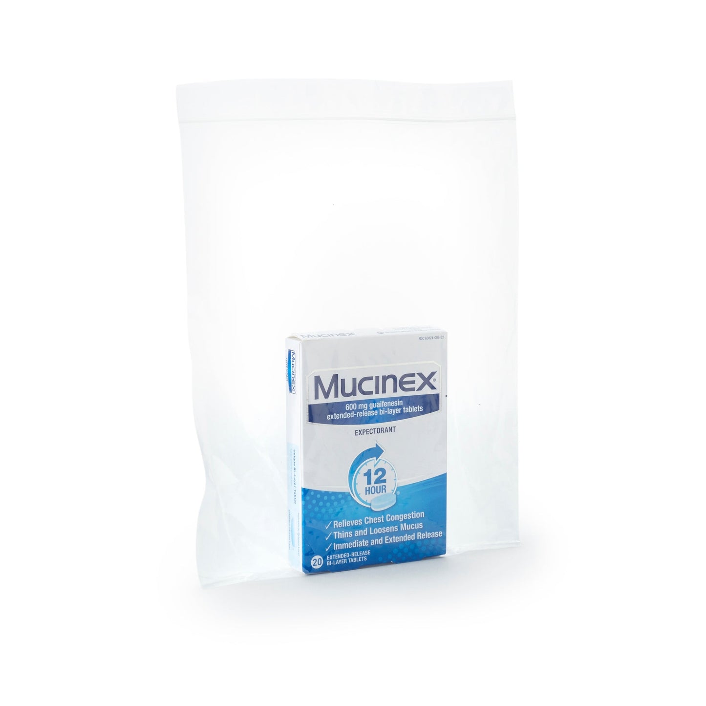 Mucinex 12-HR Chest Congestion Expectorant Extended Release Tablets