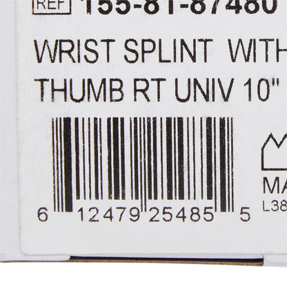 McKesson Right Wrist Splint with Abducted Thumb, One Size Fits Most