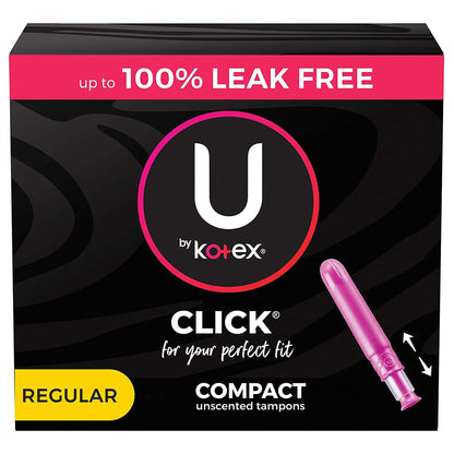 U By Kotex® Click® Compact Tampons, 16 ct