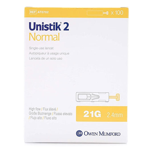Unistik® Normal Flow Lancet, 23 Gauge