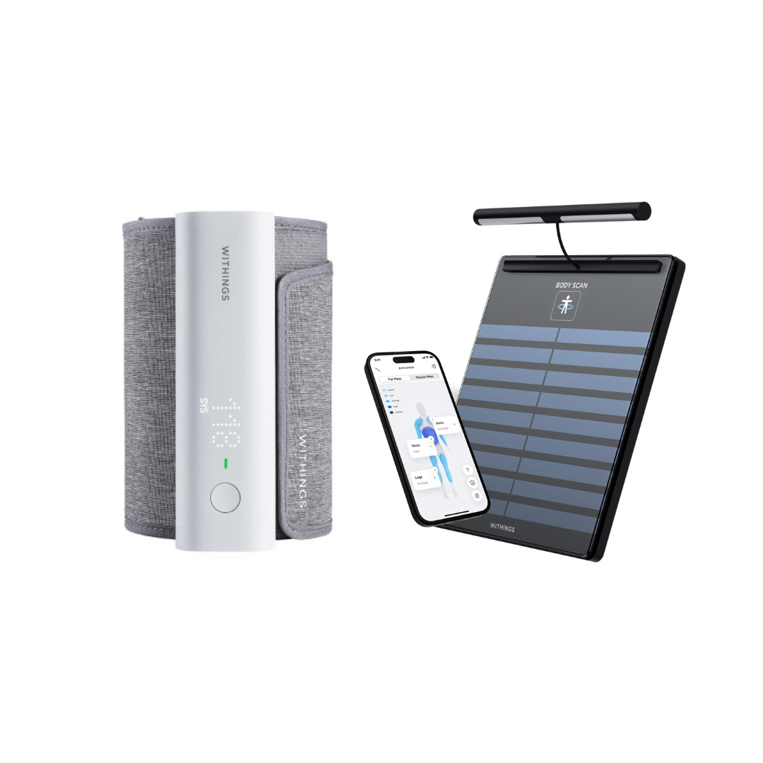 Withings Heart Health Duo, Scale + BP Monitor Bundle