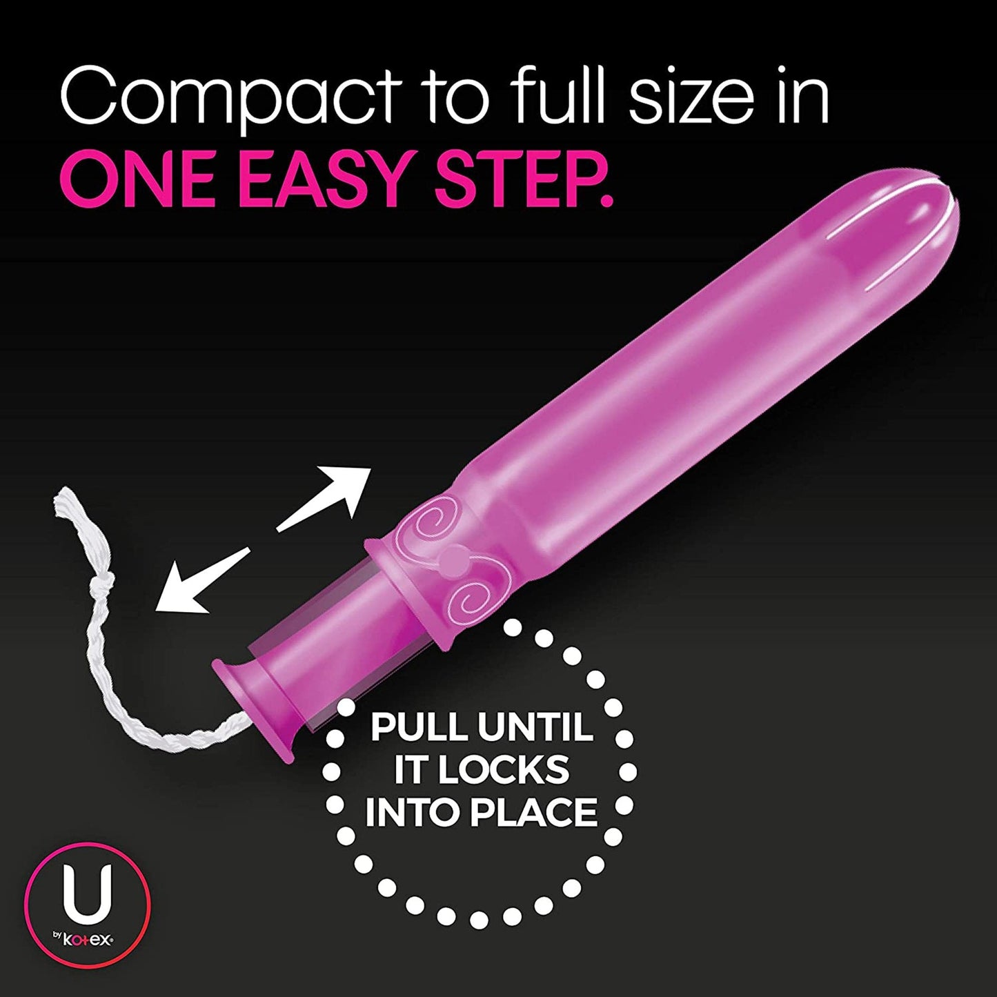 U By Kotex® Click® Compact Tampons, 16 ct